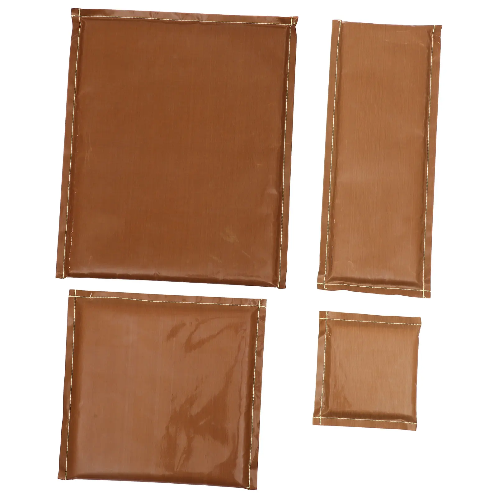 

4 Pcs Hot Press Pillow Set Iron Pressing Cushion Tool Heat Resistant Craft Mat Reusable Ironing PTFE Transfer Supply