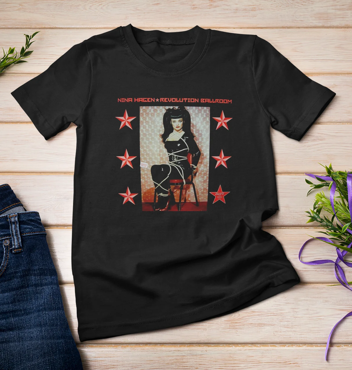 Revolution Ballroom Nina Hagen Shirt Short Sleeve Black Unisex S-234XL