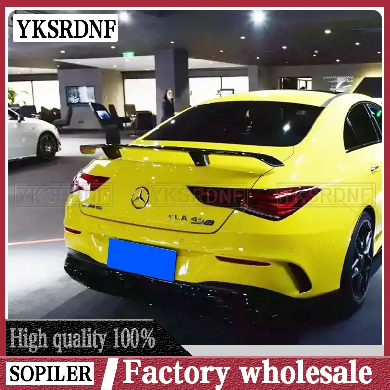 Rear Trunk Spoiler For Mercedes Benz C118 CLA Class 2019-2023 CLA180 CLA200 CLA250 CLA220 CLA35 45 ABS Trunk Wing Car Styling