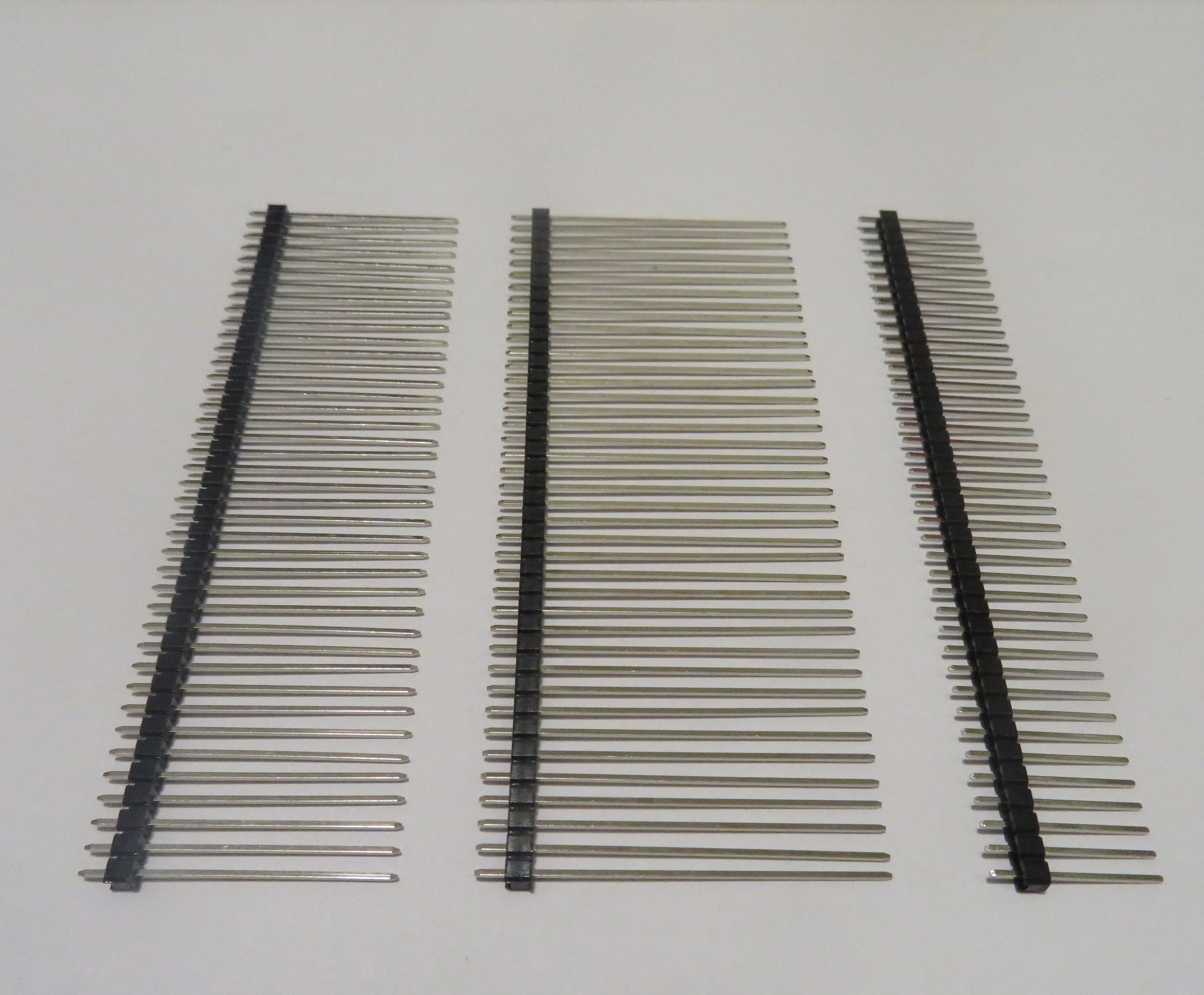 10Pcs/Lot 40Pin 2.54mm Heigth=20-40mm Lengthened Single Row straight male Breakable pin header connector pinheader