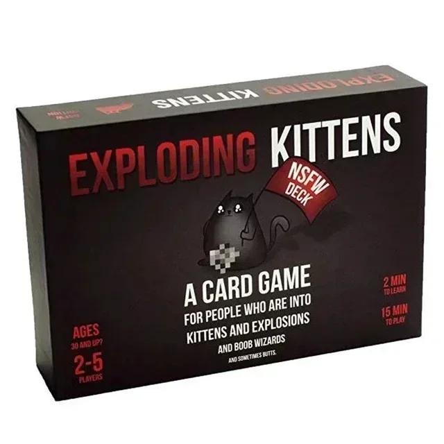 Exploding Kittens Card Game Original Edition NSFW Party Streaking Kittens Imploding Kittens Expansion Barking Kittens Bears