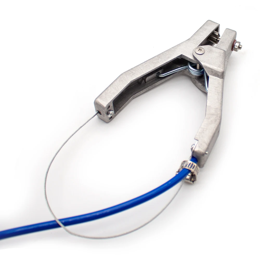 5M AntiGrounding WireGrounding Clamp  Grounding Assembly 2 Aluminium Alloy Clips for Static Removing Tool