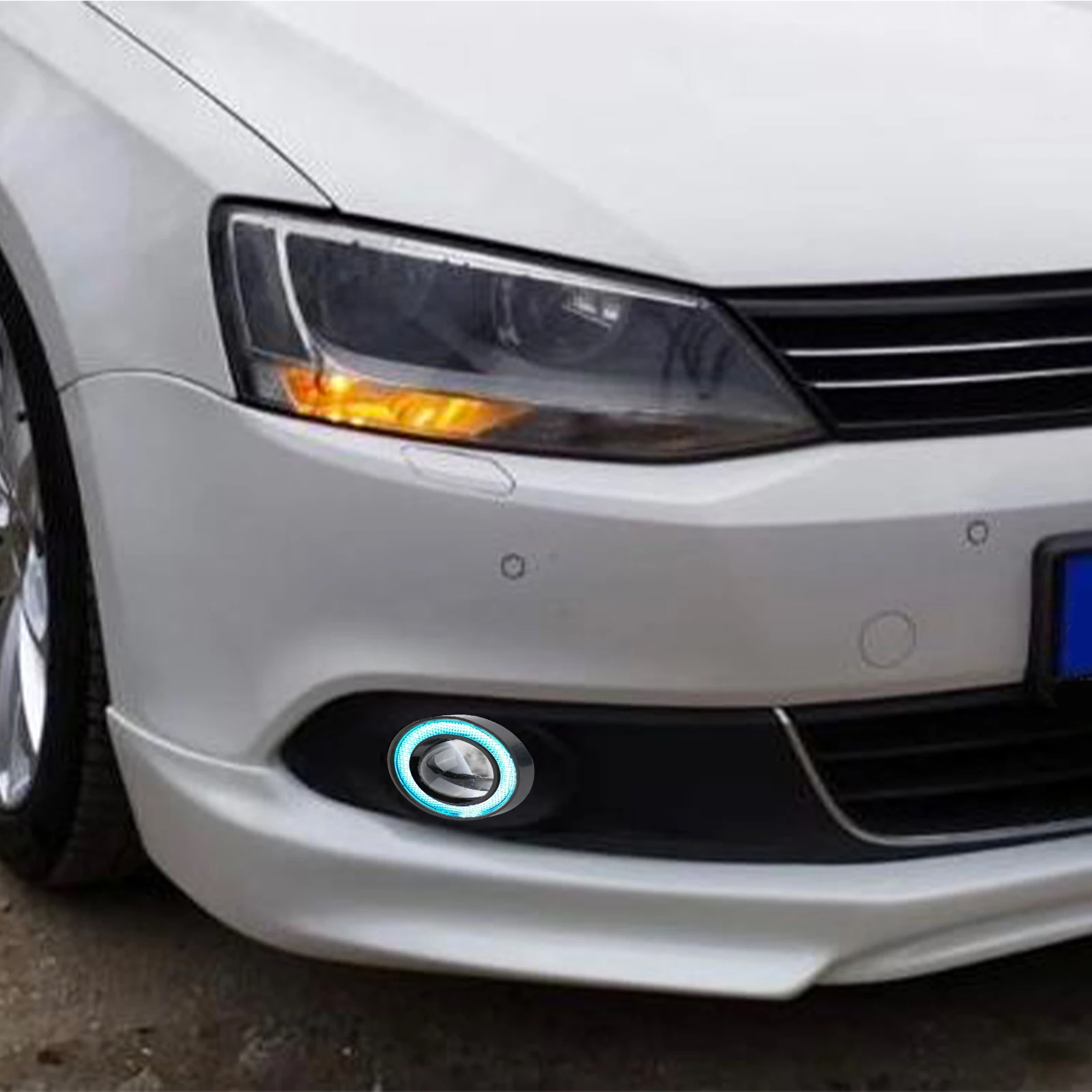 Automotive Lighting 64mm Diameter LED Fog Light 10W Lighting Output Compact Size 64mm Easy Installation For Civic For Honda