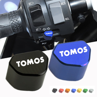 For Tomos Nitro Arrow Sprint LX Streetmate R A35 Racing TT Accessorie CNC Aluminum Motorcycle Button Turn Signal Switch Key Cap
