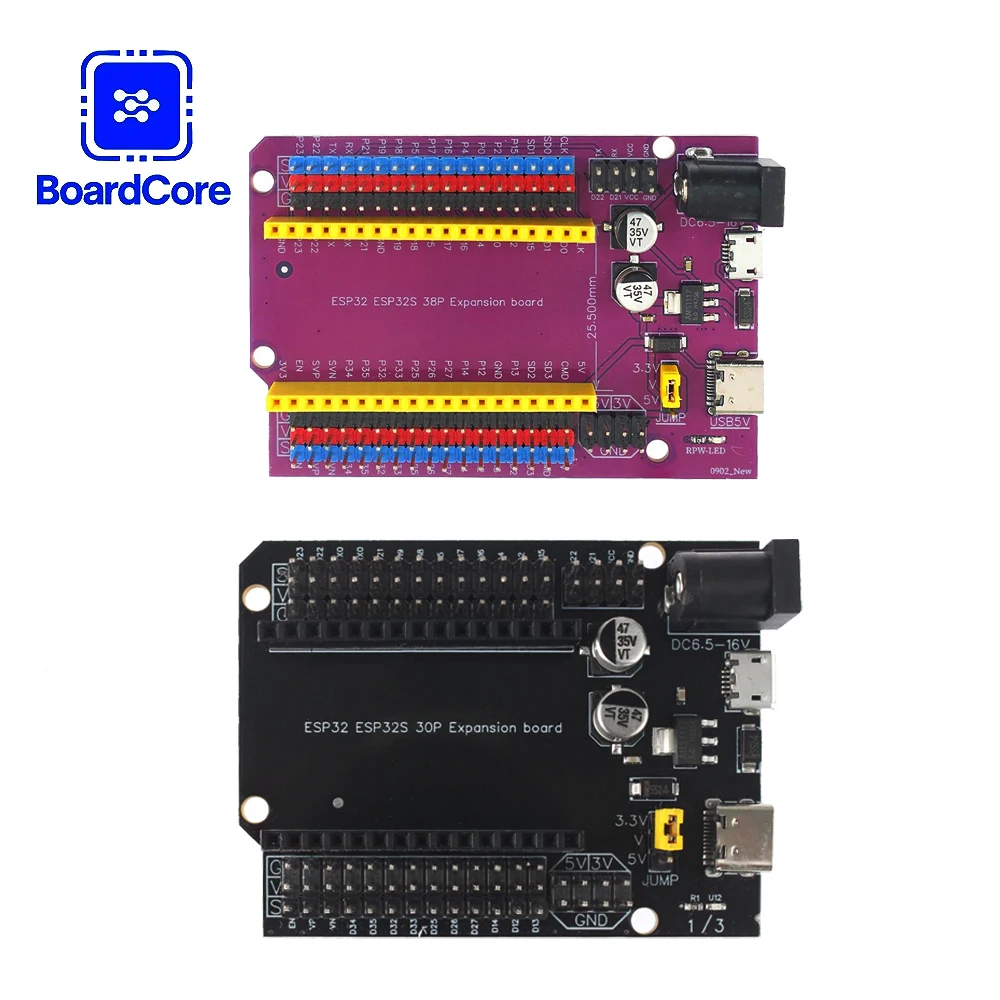 30Pin 38Pin لوح تمديد للوحة تطوير ESP32 إنترنت الأشياء واي فاي BT وحدة ثنائي النواة وحدة المعالجة المركزية انخفاض استهلاك الطاقة #1