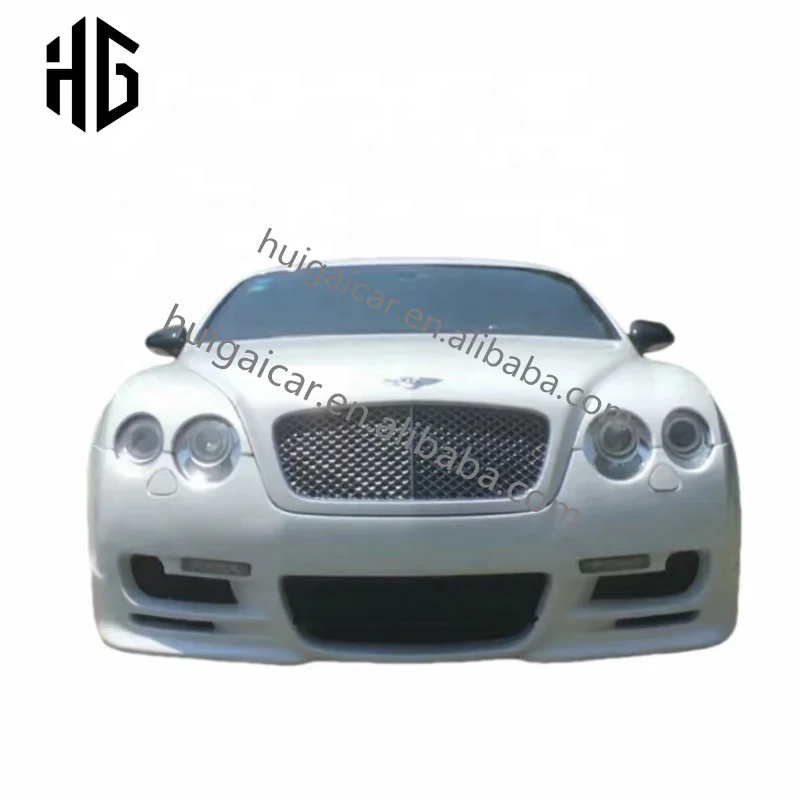 Upgraded to HM style car bumper lip side skirt rear spoiler body kit, suitable for 2012 Bentley Continental GT GTC car accessori