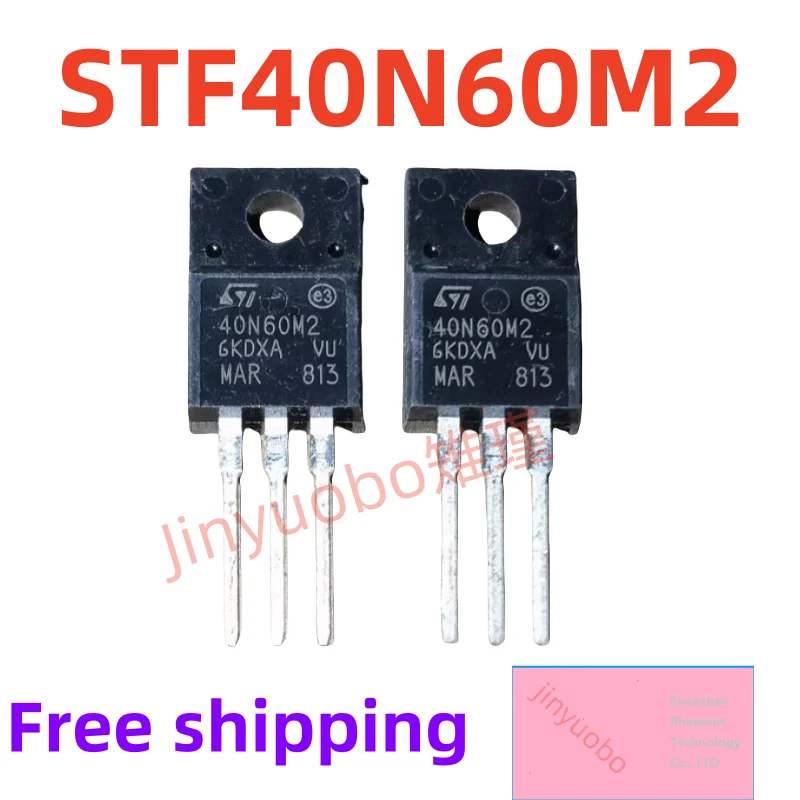 (5 pieces) 40N60M2 STF40N60M2 TO-220F 650V 34A chipset