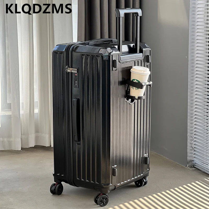 

KLQDZMS Suitcase women's large-capacity trolley case men's boarding 20"22"24"26"28"30"32"34"36 inch with wheels rolling luggage