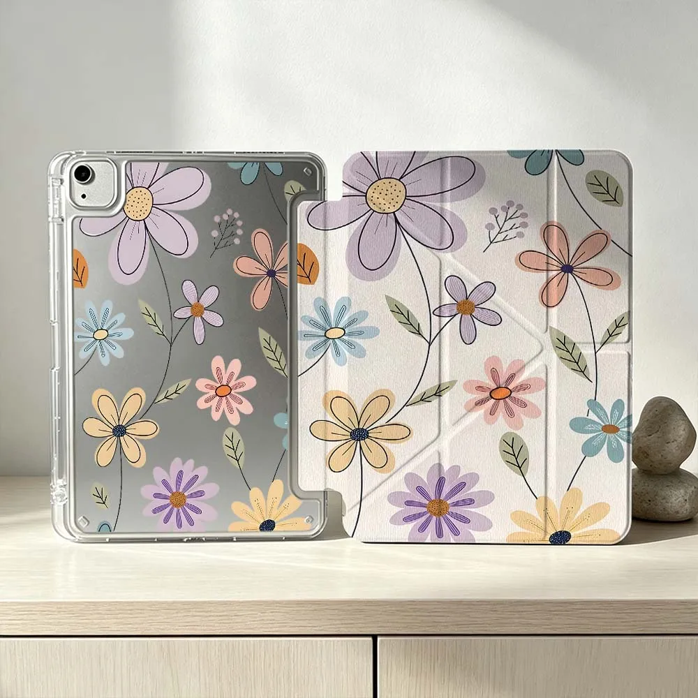Artistic Design Blowers For iPad Pro Air mini 6 5 4 3 2 1 11th 10th 6th 5th M5 M4 M3 M2 9gen Foldable 3Y Tablet Case Soft