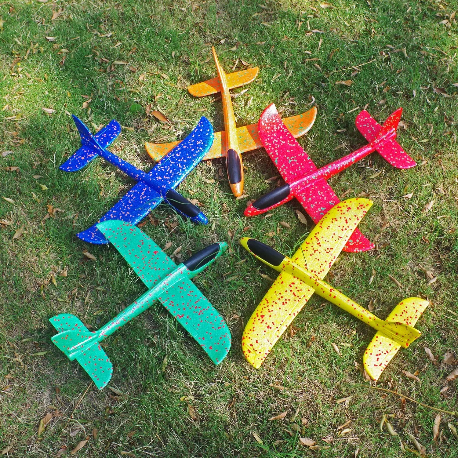 Large Foam Plane Glider Hand Throw Airplane Inertial EPP Bubble Planes Outdoor Launch Kids Toys for Children Boys Gift