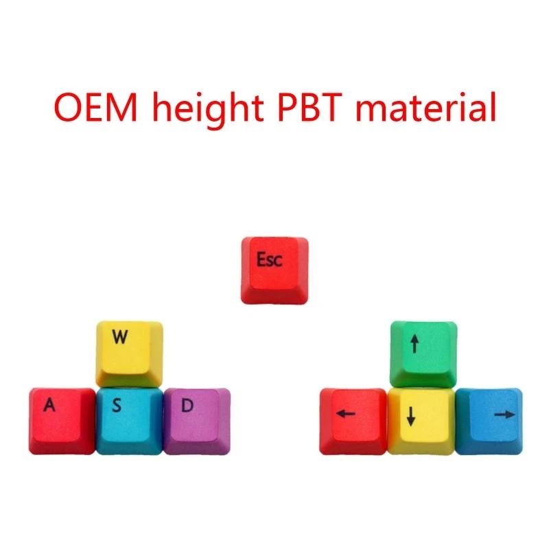 Keycaps WASD/ESC/Direction Keycaps Mechanical Keyboard Keycaps Replacement Parts 