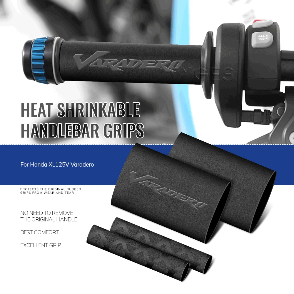 

For Honda XL125V Varadero Motorcycle Street Heat Shrinkable Handlebar Grips Clutch Brake Lever Cover Grip Glove