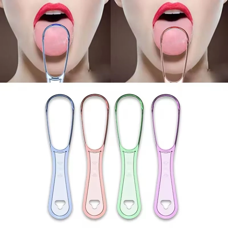 1/2/3pcs Tongue Cleaner Tongue Cleaning Scraper Reusable Oral Cleaning Scraper Multicolor Oral Hygiene Care Tongue Brush Tool