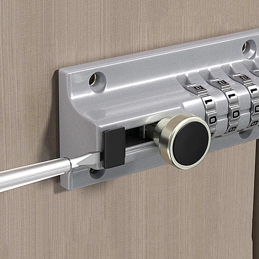 

Lock Big Door Bolt Waterproof Effect Wide Range Of Applications Big Door Bolt Black Black Lock Black Prevent Rust