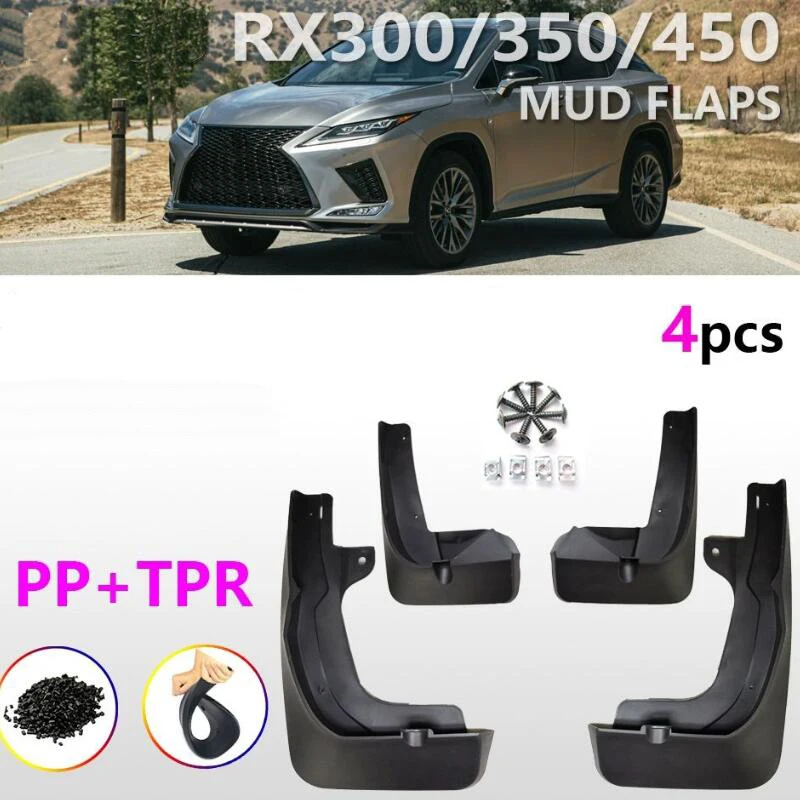 Car Fender Flares Mudguard Mud Flaps Splash Guard For Lexus RX500H RX Series 2023 2024 2025 2026