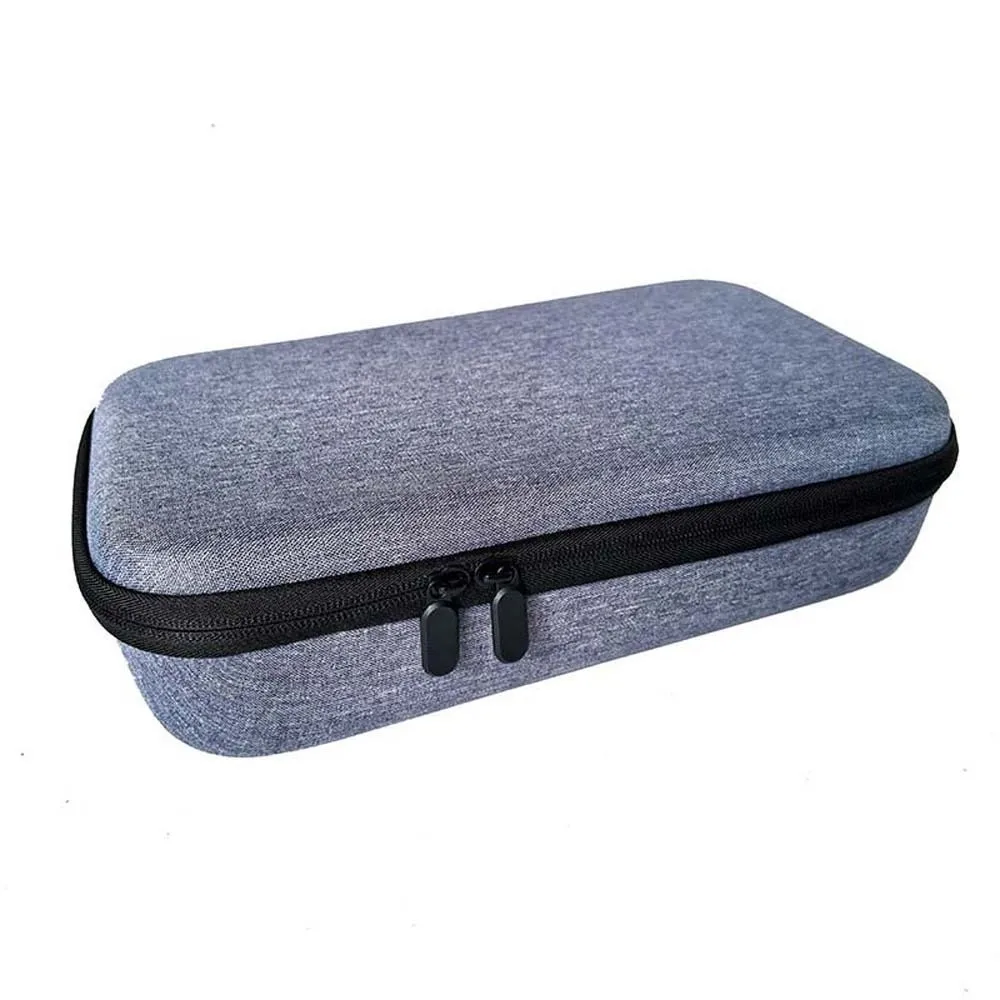 Dustproof Sunglasses Storage Box Inner Mesh Pocket Fabric Carry Handle EVA Hard Glasses Case Lightweight Protective Compact Size