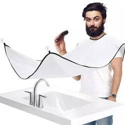 Man Beard Shaving Apron Adult Care Clean Hair Face Shaved Apron With Suction Cup New Household Bathroom Hairdresser Gifts Apron