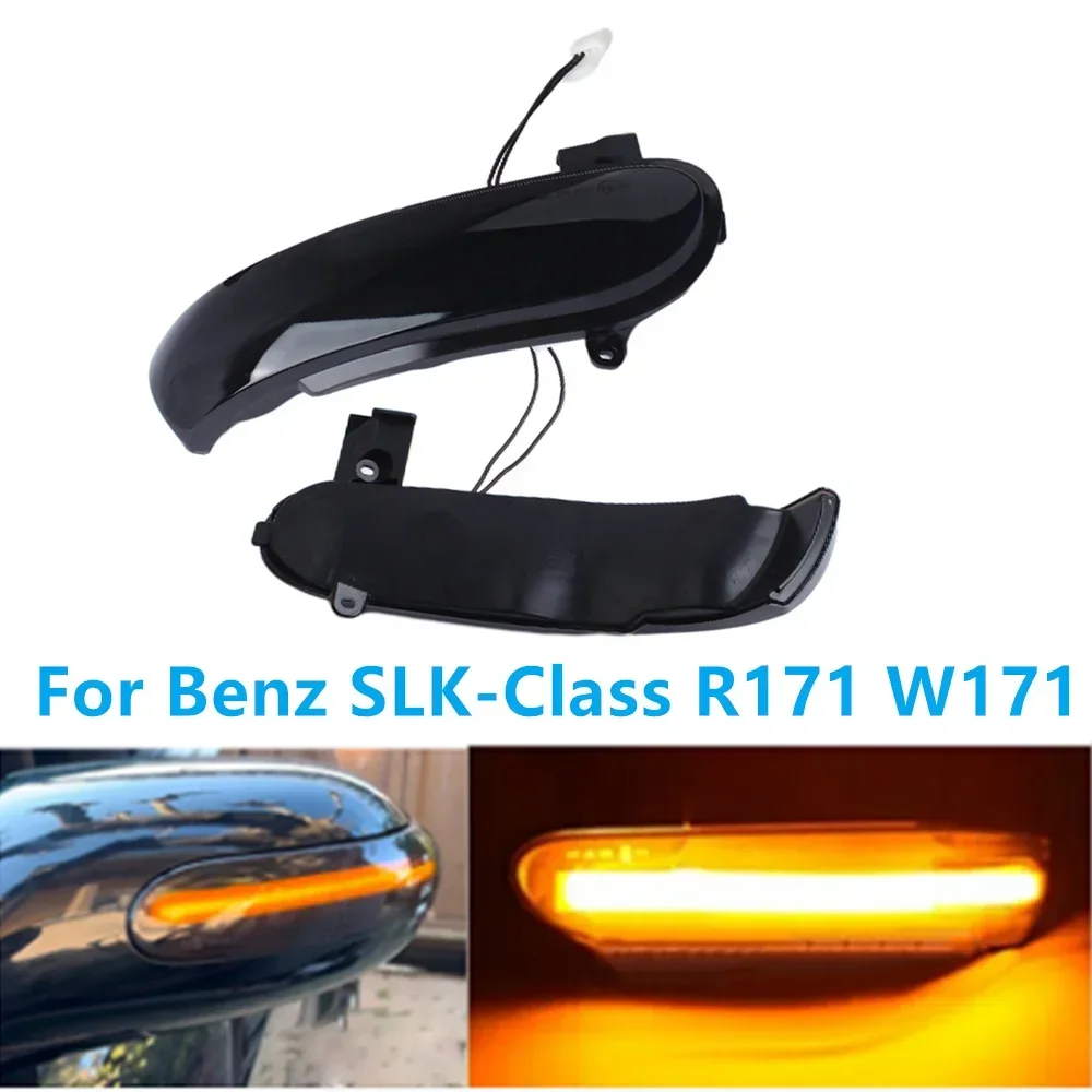 Dynamic Indicator Turn Signal Light Rearview Mirror Sequential Blinker Lamp For Mercedes Benz SLK SL Class R171 W171 R230 W230