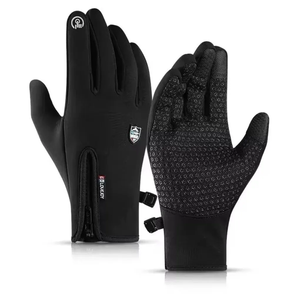 Guanti termici invernali impermeabili alla moda Guanti touch screen caldi antivento Guanti da ciclismo Sport all'aria aperta