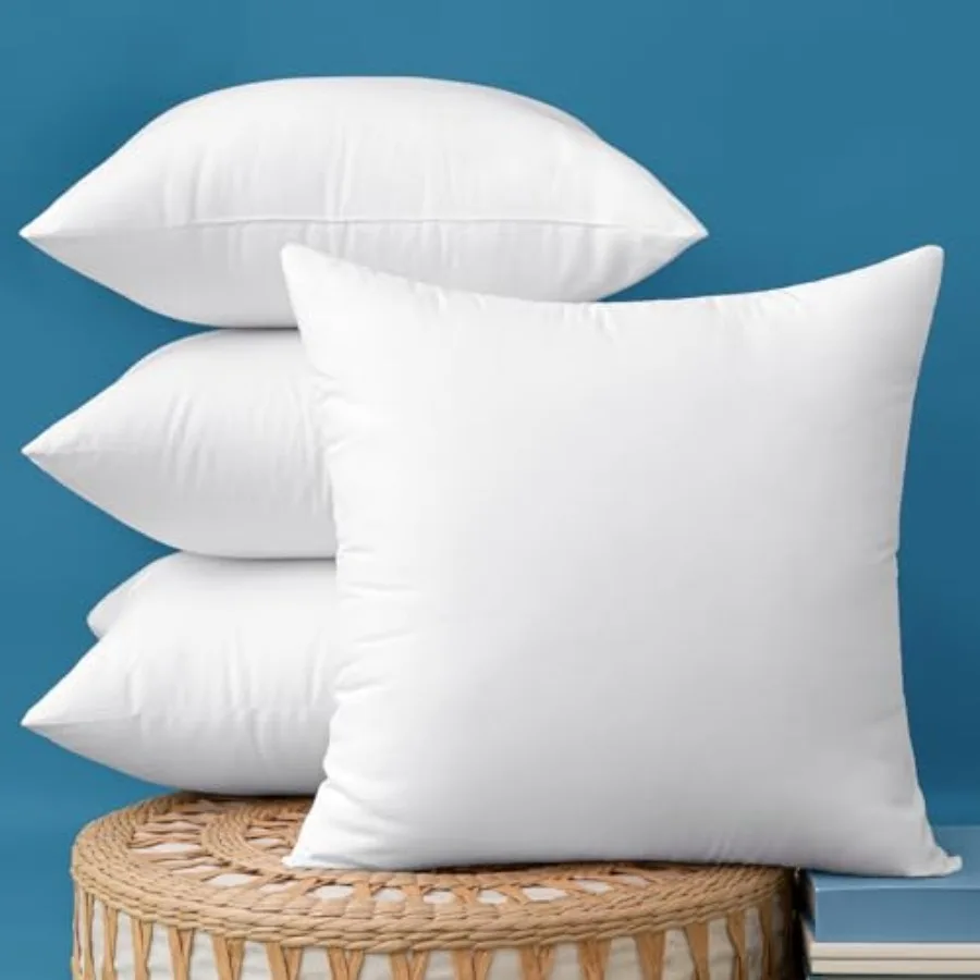 

Outdoor Pillow serts, Water-Resistant Throw Pillow serts Decorative Premium Square Pillow Stuffer Sham for Porch Swg Couch Sa C