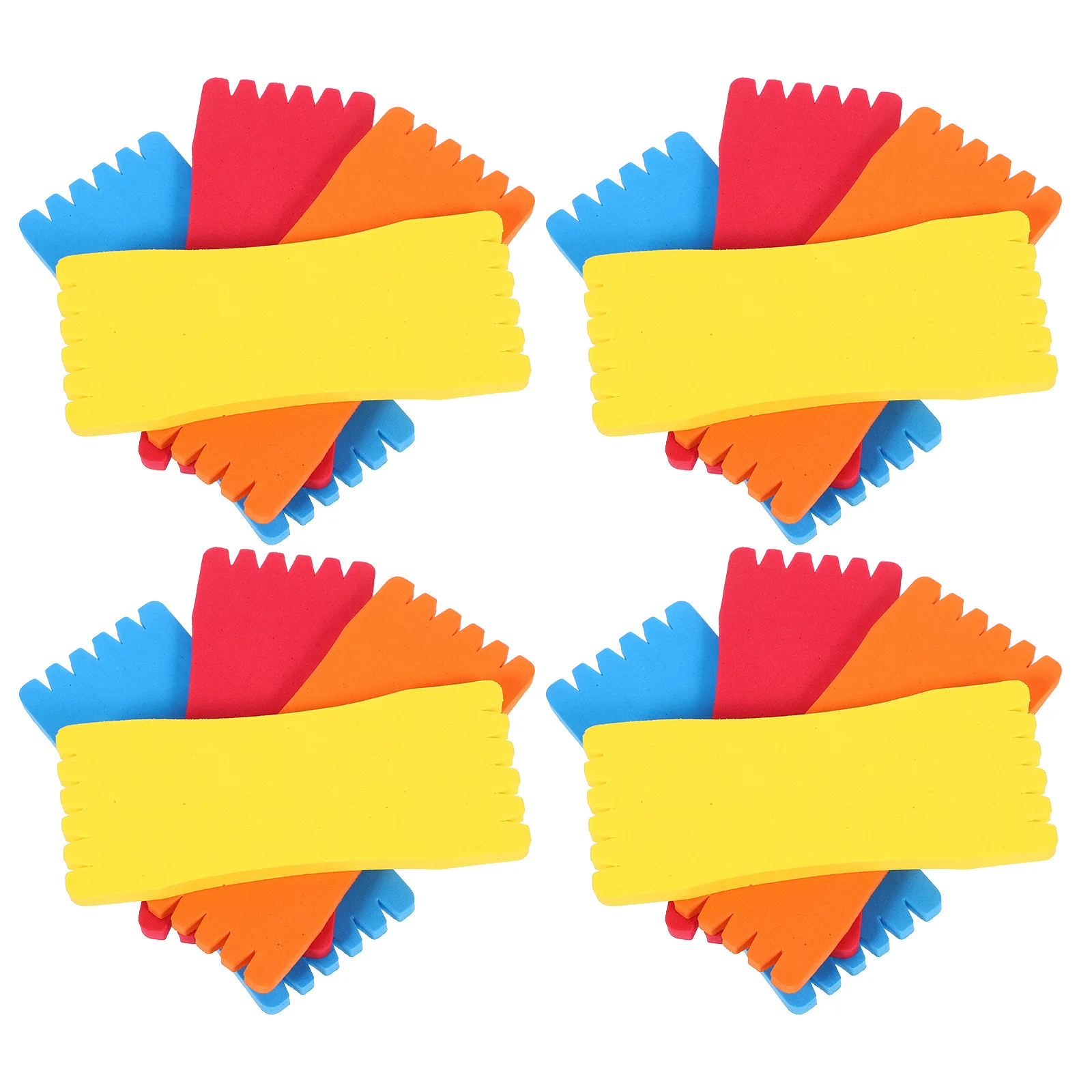 

50Pcs Colorful Fishing Line Winding Board Foam Sponge Line Holder for Fishing Accessories and Equipment Foam Board
