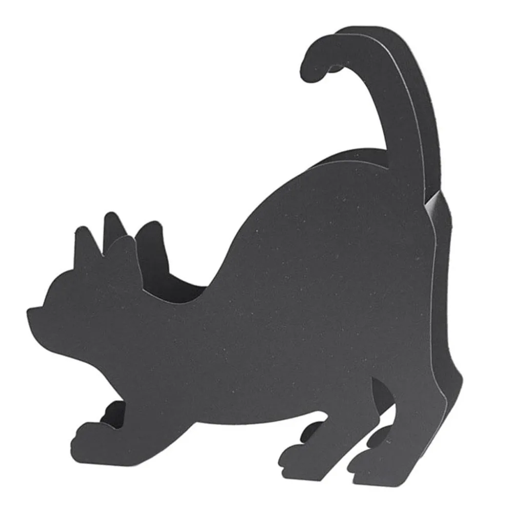 

Cute Cat Mosquito Coil Holder Handicraft Rustproof Animal Mosquito Coil Box Iron Craft Cat Stand Rack Office