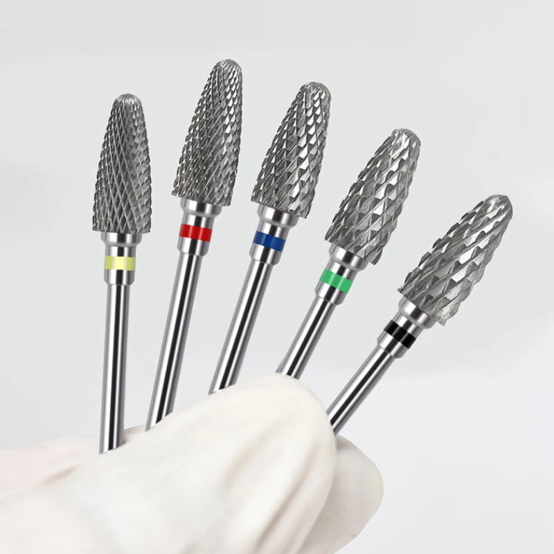 Tungsten Steel Nail Drill Bit Apparatus Nail Files Bits Electric Milling Cutter For Manicure Burr Drills Pedicure Tools