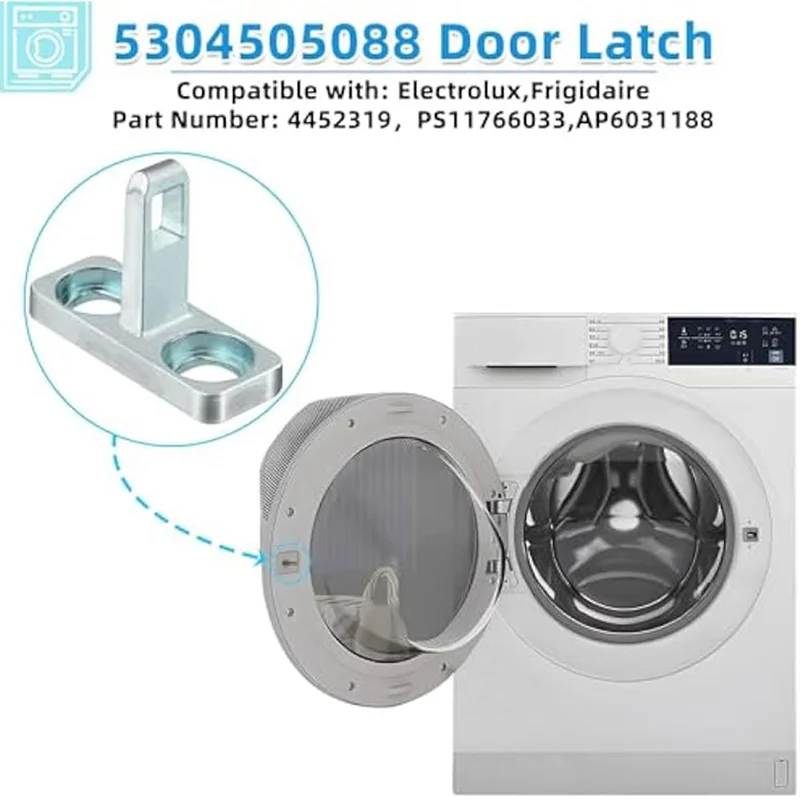 B89B-1Pack 5304505088 غسالة الباب سترايك استبدال ل غسالة مزلاج الباب 4452319 AP6031188 PS11766033 إكسسوارات قطع غيار #5