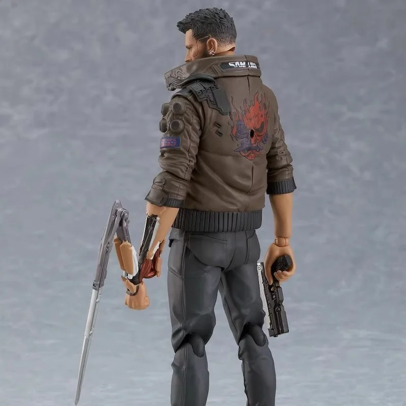 In Stock Figma 523 Cyberpunk 2077 Male Lead Grass Shaved Blade 6-Inch 1/12 Movable Doll Figurine Birthday Gift For Friends