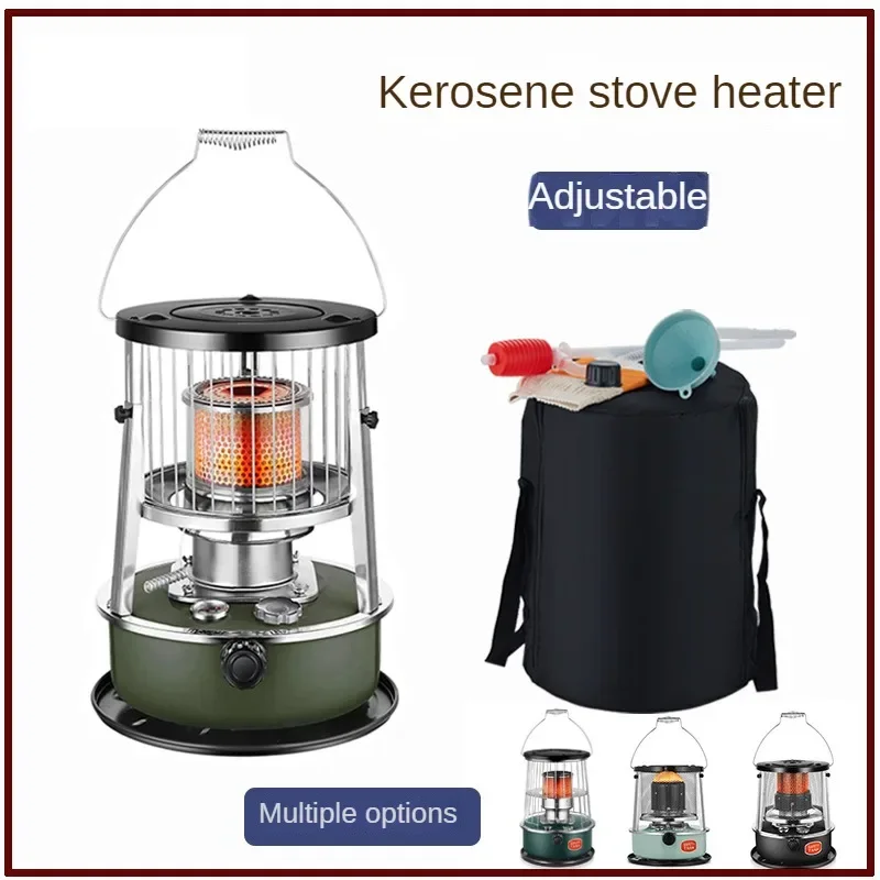 

Kerosene Stove Burner Outdoor Indoor Heater Height Adjustable Winter Warmer Heating Ice Fishing Boiling Cooking Camping Heat