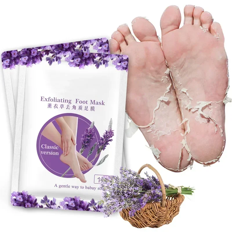 1 Paar Peeling Fuß maske Haut Peeling tote Füße Baby Fuß maske Socken Einweichen Pediküre Fersen creme Kallus entferner Pediküre