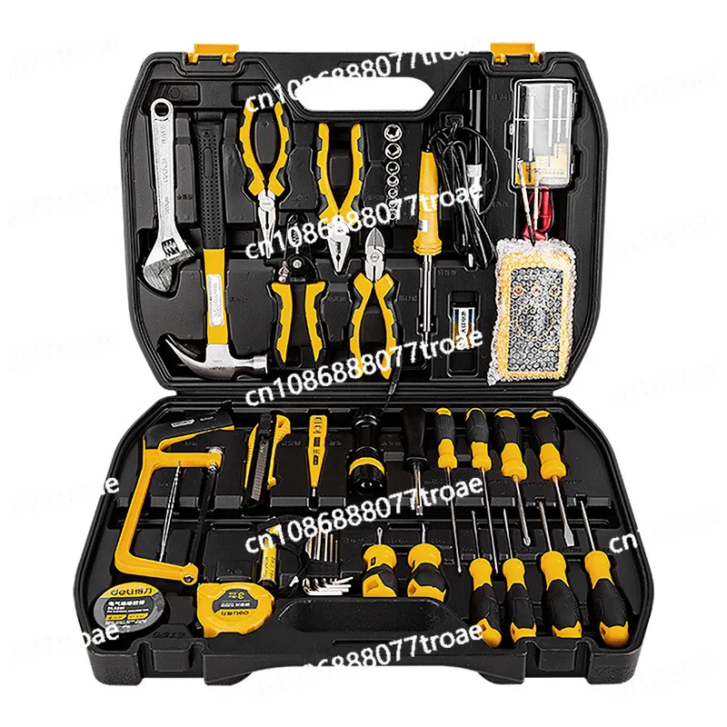 

42 piece set of electrical and communication home comprehensive maintenance toolbox, multifunctional combination toolbox