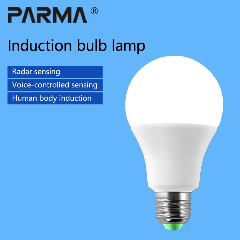 

LED bulb, corridor human body sensor light, screw-type bulb, sound and light control, E27 sensor light, indoor lighting