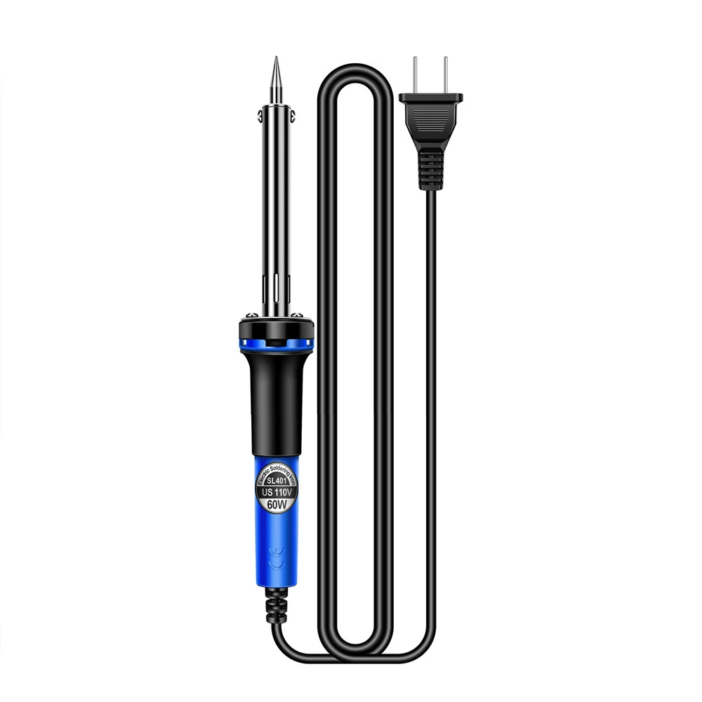 SL401 Electric Soldering Iron 60W US/EU Plug Tester Tin Tips Repair Welding Tools Rework Header Tool Solder Station Repair Tool