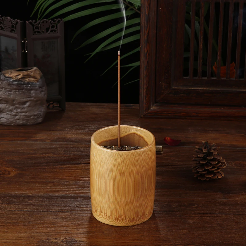 Bamboo Incense Burner Stick Holder Bronze Incense Holder Aromatherapy Incense Burner Buddhist Incense Burner Home Decoration