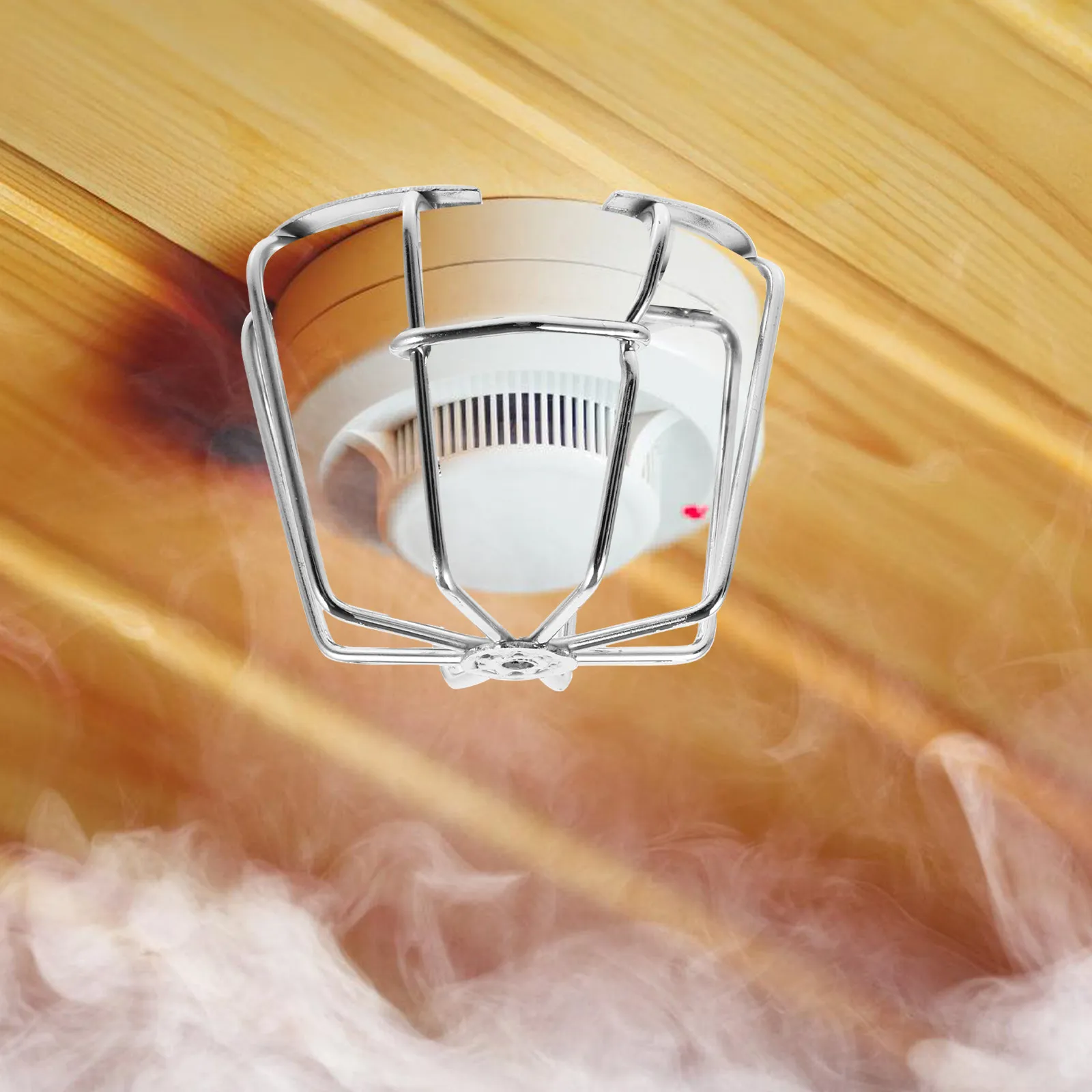 

Sprinkler Protector Cover Ring for Fire Safety Systems Quick Install Reliable Shield for Pendent Upright
