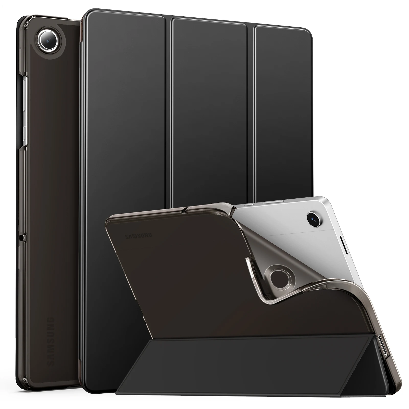 MoKo Case for New Samsung Galaxy Tab A11+11 Inch 2025 SM-X230/SM-X235/SM-X236 with Soft TPU Translucent Frosted Back Cover