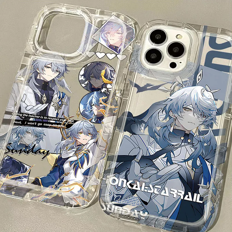 Honkai Star Rail Sunday Case For iPhone 16 15 14 13 12 11 Pro Max XS X XR 8 7 Plus SE 2020 Shockproof Silicone Clear Back Cover