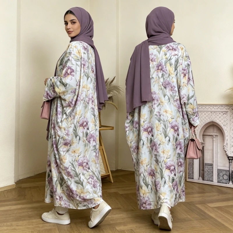 Eid Dubai Damen Cardigan-Kleid – Jalabiya Women Arabic Bewertung und Preis