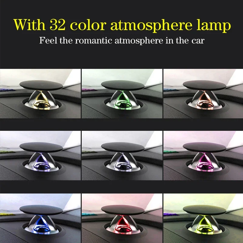 

Led Car Light Interior Lift Tweeter Ambient Light 32 Colors Rotating Tweeter Fit for Audi A4 Q5 A5 A6 A7L A8 Q5 Q7 Q8 2009-2021