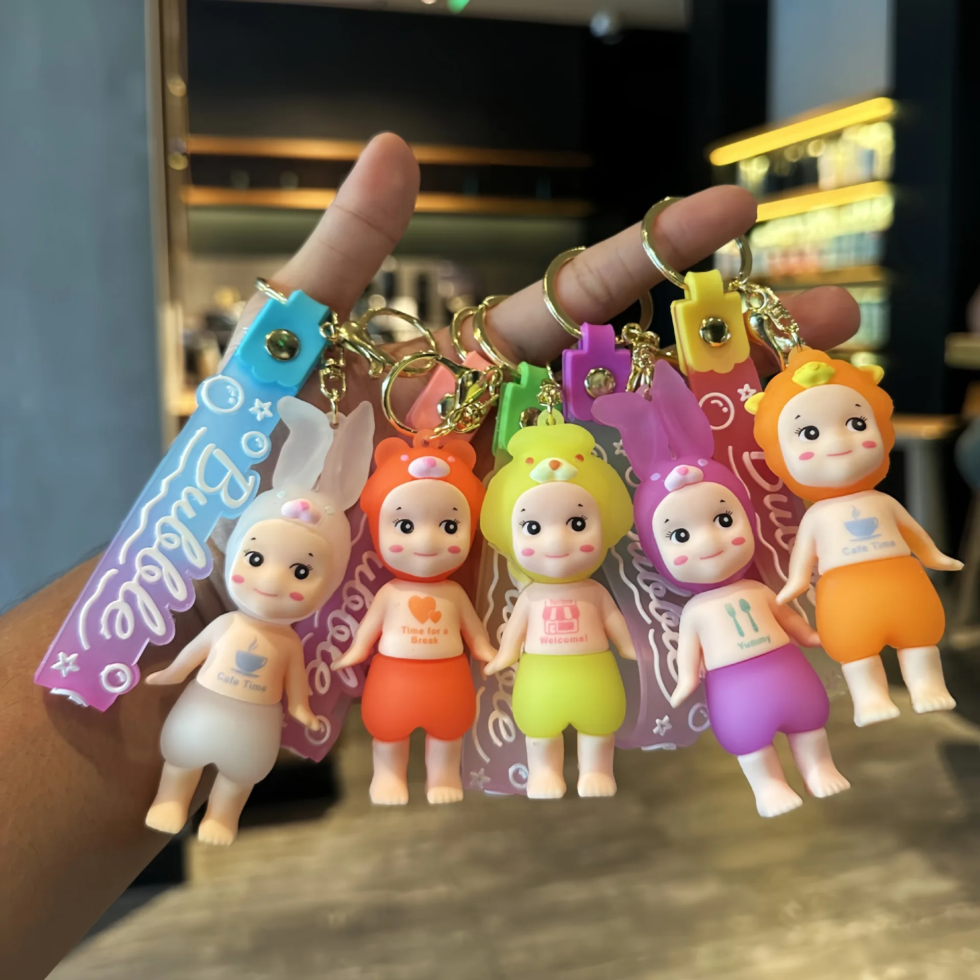 

Anime New Sonny Angle Keychain Backpack Pendant Decor Cartoon Kawaii Women Girl Birthday Gifts