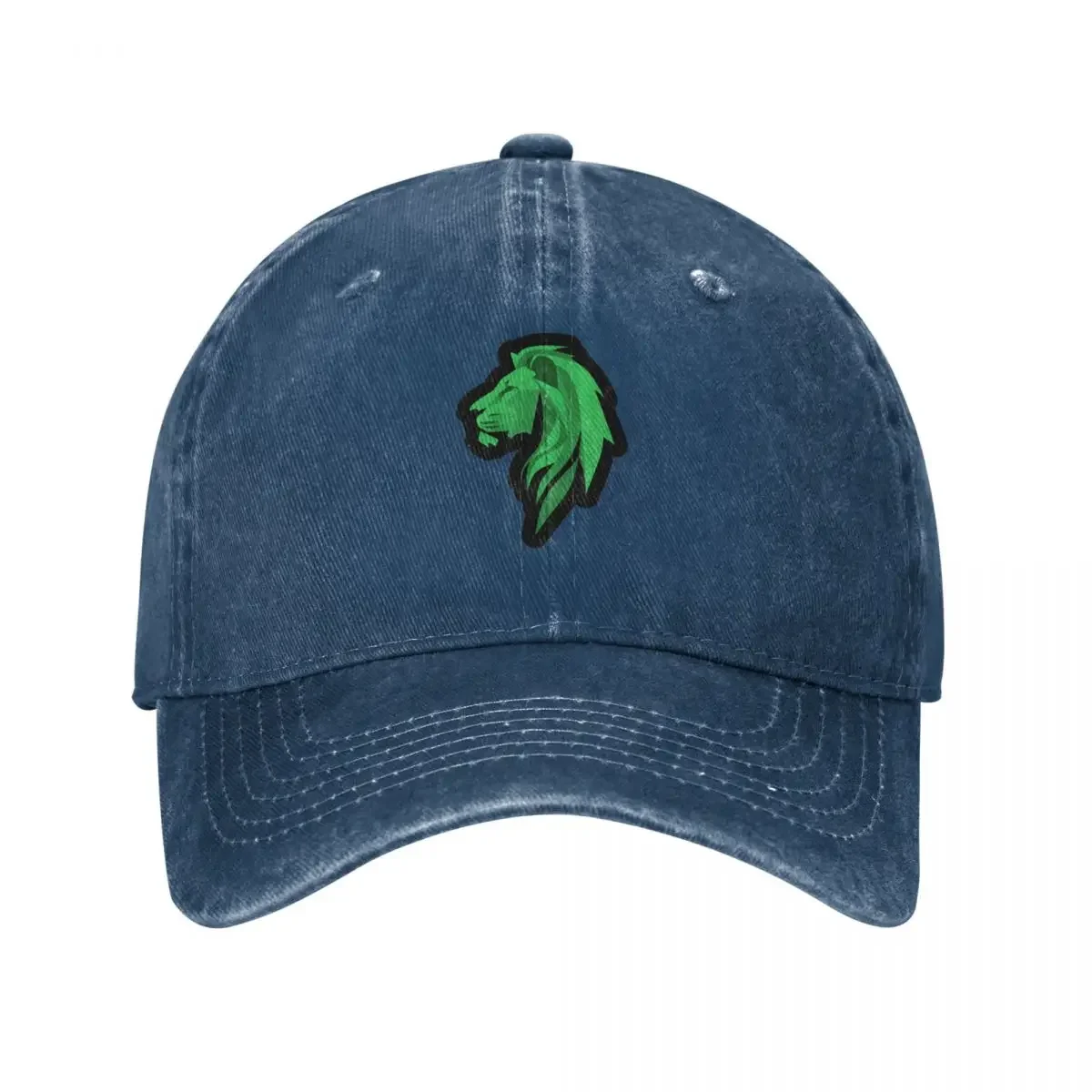 Lion head in green, Stylized Baseball Cap Dropshipping Hat Man For The Sun Hats For Men Women's