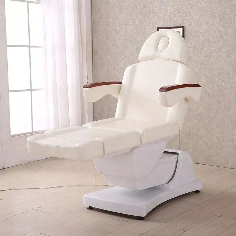 Great Foshan Factory Hot Sale Cheap White Beauty Salon Facial Bed/Hydraulic Massage Bed/Electric Massage Bed