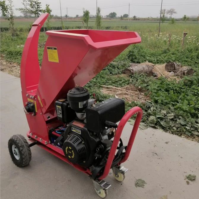 เครื่องย่อยกิ่งไม้ Weiwei Sale Forestry รุ่น Wood Chipper 7.5 แรงม้า เครื่องย่อยกิ่งไม้ขนาดเล็ก