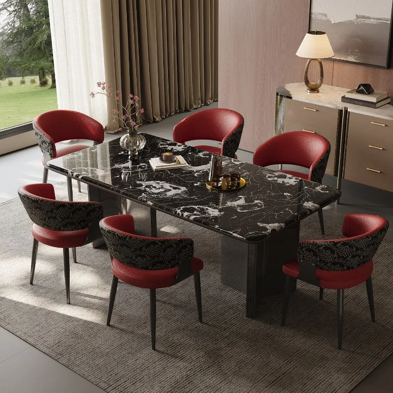 Study Poker Dining Table Office Designer Writing Luxury Modern Mahjong Dining Table Restaurant Muebles Living Room Furniture