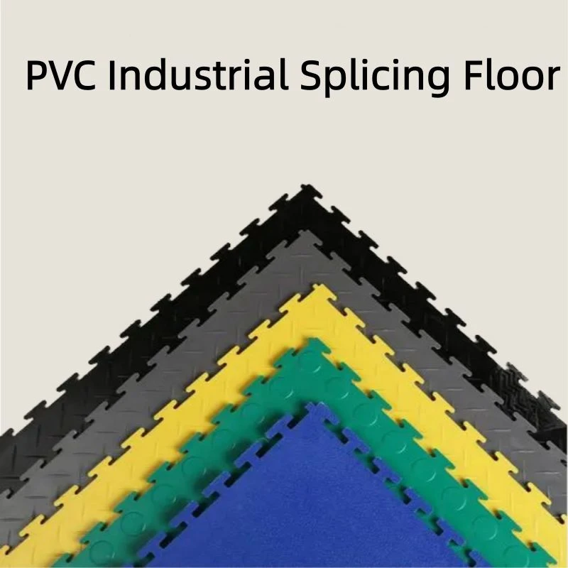 Plastic Vinyl Workshop Flooring PVC Interlocking Workshop Floor Tiles