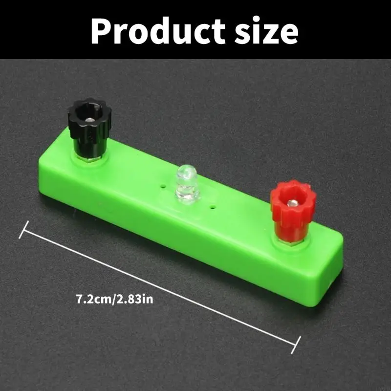 Y98A Interactive Light Emitting Diode Experiment Props STEM Physics Electric Circuit Board Learning Tool voor studentenleraar