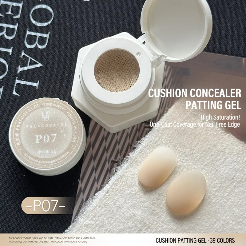 Air Cushion Patting Gel, Hochpigmentiertes Blush Gradient Ombre Nagelkunst-Gel, Kein Abwischen Nötig, UV-LED Transfer-Lack zum Einweichen – Detail 9