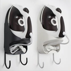 Wall Mounted Electric Iron Hanger Storage Rack Ironing Board Heat-Resistant Racks Clothes Hanging Hook Ironing Board Holder