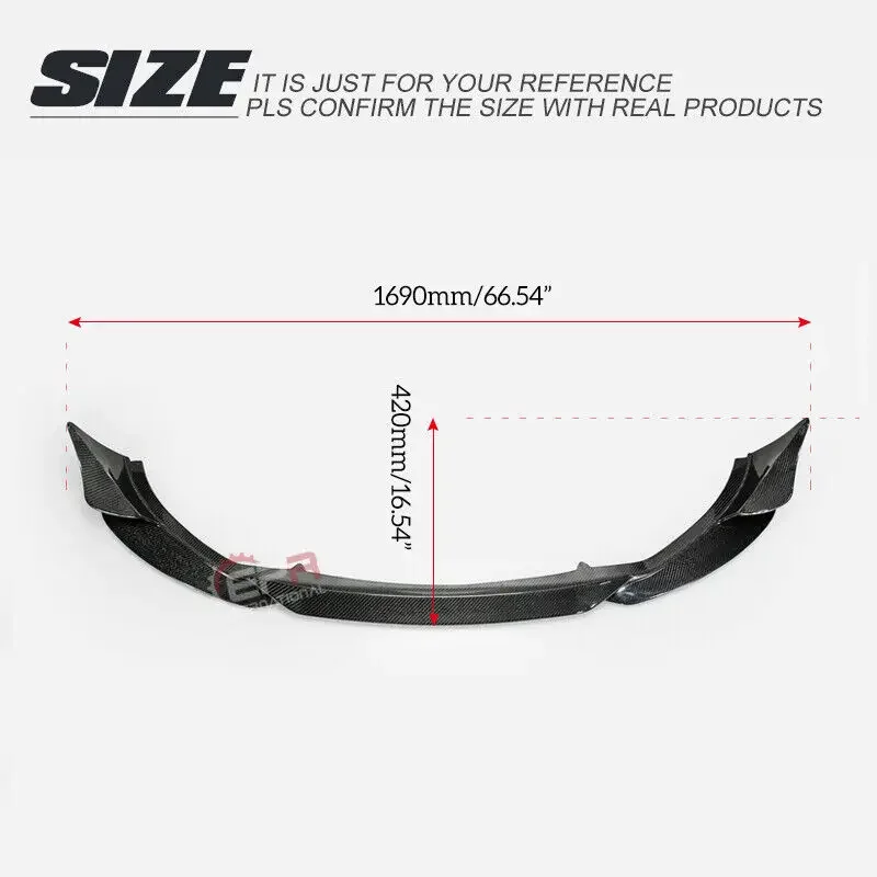 For Mazda MX5 ND Miata Roadster Carbon Fiber GVT Style Front Bumper Lip Bodykits